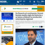 De Rosario al continente: Drovet festeja medio siglo de historia y se lanza a liderar la revolución veterinaria regional